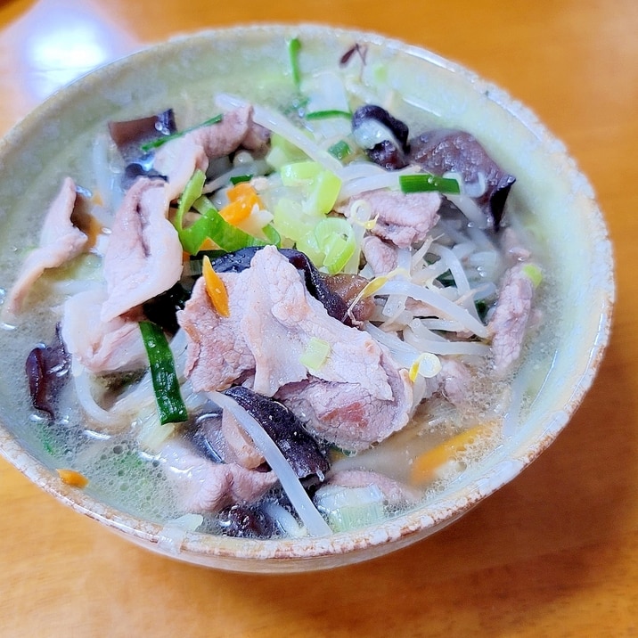 簡単!シャンタンで作るタンメン!
